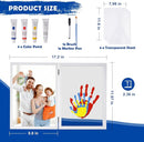 Family Handprint Kit with Picture Frame – DIY Hand Print Keepsake Gift for Parents & Kids, Handprint Craft for Family Memory Making & Home Decor (with Picture Frame) by TinyTreasures Baby Boutique
