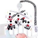 teytoy My First Baby Crib Mobile, Black and White Baby Mobile for Crib, High Contrast Mobile Toy for Newborn Infants Boys and Girls by TinyTreasures Baby Boutique
