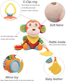 BLOOBLOOMAX Sock rattles for Babies 0-24 Months Baby Animal Foot Finder Educational Toys by TinyTreasures Baby Boutique