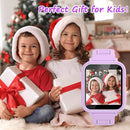 Kids Smart Watch Girls Gifts for Age 5-12, 24 Puzzle Games HD Touch Screen Watches with Video Camera Music Player Pedometer Flashlight 12/24 hr Birthday Gift 6 7 8 Year Old Girl by TinyTreasures Baby Boutique