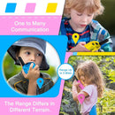 Walkie Talkies for Kids 3 Miles Long Range, 22 Channels Walkie Talkie with Clear Sound & Automatic Squelch, Kids Walkie Talkies, Outdoor Camping Toys for Boys and Girls (Blue Pink Yellow) by TinyTreasures Baby Boutique
