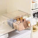 Underwear Organizer for Closet, Acrylic Socks Bra Underwear Drawer Organizer with Dividers, 24 Cell Stackable Closet Organizer and Storage Drawer for Clothing, Baby Clothes, Bra, Ties, Scarf by CozyNest Decor