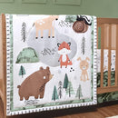 The Peanutshell 3 Piece Baby Crib Bedding Set for Boys - Newborn, Infant & Toddler Nursery Bed Set Decor with Fitted Crib Sheet, Dust Ruffle Comforter - Woodland Camo by TinyTreasures Baby Boutique