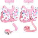 Accmor Toddler Harness Leash, 3 in 1 Cute Butterfly Kids Leash + Anti Lost Wrist Link for Outdoor Travel, Adorable Child Walking Harness Wristband Assistant Strap Belt Protector for Baby Girls (Pink) by TinyTreasures Baby Boutique
