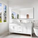 Silver Bathroom Mirror for Wall, 30x60 Inch Rectangle Mirrors with Metal Frame, Modern Vanity Large Wall Mirror for Bathroom Living Room, Entryway Hangs Horizontal or Vertical by CozyNest Decor