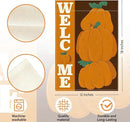 Welcome Fall Garden Flag Autumn Pumpkin Garden Flag 12x18 Inch Double Sided Fall Thanksgiving Holiday Decorations for Yard Home Porch Patio (Flay 1812) by GreenHaven Gardens