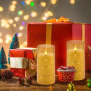 Aignis Flickering Flameless Candles Battery Operated Candles LED Candles with Remote Timer for Home/Wedding/Birthday/Holiday Decor ，Brown 3D Flame Set of 2 (D3 xH6 6") by CozyNest Decor
