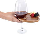 PICNIC TIME Toscana Heart-Shaped Wine Appetizer Trays by CozyNest Decor