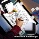 A3 LED Light Box for Tracing, elice Artist Drawing Lightbox Light Table Light Pad Light Copy Board, Up to 8000 Lux Super Bright Lightpad for Cricut Weeding Vinyl, Diamond Painting, Sketching (Black) by TinyTreasures Baby Boutique