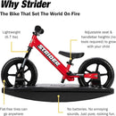 Strider 12” - Helps Teach Baby How to Ride a Balance Bicycle - for Kids 6 Months to 4 Years - Easy Assembly & Adjustments by TinyTreasures Baby Boutique