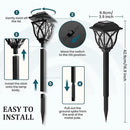 GIGALUMI Solar Lights Outdoor Waterproof, 8 Pack LED Solar Garden Lights, Outdoor Decorations, Garden Decor for Yard, Patio, Landscape, Planter, Walkway (Cold White) by CozyNest Decor