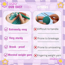 yhwsymgmho Crochet Kit for Beginners:2pcs Animals amigurumi Crochet Starter Kits with Step-by-Step Video Tutorials,Easy Knitting Set for Adults Kids,DIY Crocheting Doll Gift(Tiger & Giraffe) by TinyTreasures Baby Boutique