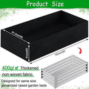 6x3x2ft Fabric Raised Garden Bed liner for Planter Raised Beds, Garden Grow Bed Bags to Grow Vegetables, Flowers, Fruits, Herbs, and Succulents, Rectangle Planting Container for Outdoor, 269 Gallon by GreenHaven Gardens