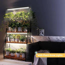 Hanging Plant Stand with Grow Light, 3 Tier Metal Plant Stand for Indoor Plants Multiple, Large Plant Shelf Display Holder, Ladder Shape Plant Rack for Living Room, Patio, Balcony by GreenHaven Gardens