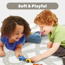 STARUIA Grey Kids Rug for Playroom, 5'x7' Washable Road Rug for Kids Bedroom, Non-Slip Car Rugs for Nursery, Large Traffic Play Mat Utral Soft Baby Carpet for Boys Girls Dorm Toy Room Tent by CozyNest Decor