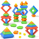 Blocks Building Toys for Toddlers 1-3 3-5, Pyramid Stacking Blocks Preschool Educational Toys for Ages 2 3 4 5 6 Boys & Girls Learning Stem Sensory Toys Kids Birthday, 30PCS by TinyTreasures Baby Boutique