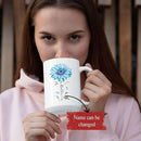 Adorable Gerbera Daisy Flower Mug, Customized Flower Themed Cup With Name, Novelty Daisy Flower Accent Mug 11oz 15oz, Custom Daisy Lover Coffee Cup, Personalized Flower Mug For Birthday by CozyNest Decor