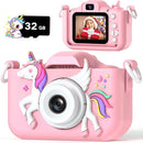 Upgrade Kids Camera for Girls, Christmas Birthday Gifts for Boys, 1080P HD Selfie Digital Video Camera for Toddlers, Cute Portable Little Girls Boys Gifts Toys for 3 4 5 6 Years Old by TinyTreasures Baby Boutique