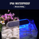 Honalia Solar Dock Lights Outdoor Waterproof IP68, Driveway Lights Solar Powered 6 Pack, Blue Solar Deck Lights Warning Concrete Step Lights for Driveway Deck Stairs Marine Dock Runway by GreenHaven Gardens