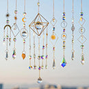 310 Pcs DIY Crystal Sun Catchers Indoor Window, Hanging Prism Suncatcher for Window, Gold DIY Suncatcher Kit, Glass Crystal + Alloy Accessories Sun Catcher Crafts for Adult, DIY for Mom…