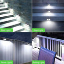 Peasur Solar Lights Outdoor Motion Sensor, 140 LED Solar Powered Fence Light Waterproof, 3 Modes Security Wall Lighting for Outside Deck Yard by GreenHaven Gardens