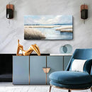 amatop Large Coastal Wall Art Abstract Landscape Beach Ocean Marsh Canvas Print Calming Soft Blue and Beige Wetland Picture Minimalist Neutral Nature Artwork for Bedroom Living Room Office 48x24 by CozyNest Decor