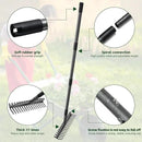 77'' Bow Rake ，17 Tines Metal Head Rakes with Stainless Steel Handle，Heavy Duty Garden Rake for Loosening Soil Gathering Leaf Leveling Lawn Farming Land Management Yarn Thatch Rake by GreenHaven Gardens