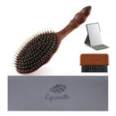 Premium Solid Wood Hair Brush, Nylon & Boar Bristle With Cushion Base, Exquisite Design, Detangling Hairbrush for all hair types by CozyNest Decor