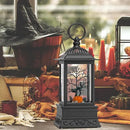 Halloween Snow Globe Black Cat Lantern, Glitter Lighted Snow Globes Halloween Decorations for Home, Light Up Snowglobe Halloween Décor by CozyNest Decor