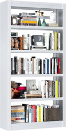 Bookcase, 5-Shelf Industrial Bookshelf, Large Storage Space, Adjustable Bookshelves, Perfect for Living Room, Home Office, Garage, Ideal for WFH Essentials & Home Office Upgrade by CozyNest Decor