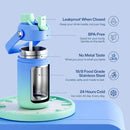 Kids Insualated Water Bottle with Straw - 12oz Stainless Steel Water Bottle with Dual Spouts, Leak-Proof, BPA-Free, Double Wall Vacuum Keeps Cold for 24 Hours for Sports, Travel (Frosted Lilac) by CozyNest Decor