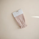 mushie Baby Bath Mitt | Organic Cotton | Pack of 2 (Blush) by TinyTreasures Baby Boutique