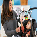 Car Seat Toys, Baby Activity Spiral Hanging Toys for Stroller Car Seat Crib Bar Bassinet Mobile, Musical Elephant Toys for Newborn Infant Boys Girls 0 3 6 12 Months by TinyTreasures Baby Boutique