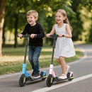 Electric Scooter for Kids Ages 6-12， Max Speed 6.5MPH, max Range 6Miles， with Acceleration Throttle and Electronic Brake， Foldable and Height Adjustable Kids Electric Scooter by TinyTreasures Baby Boutique