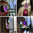 H&D HYALINE & DORA 10pcs Coloful Crystal Chandelier Lamp Lighting Drops Pendants Prisms Hanging Glass Prisms Parts Suncatcher Home Car Decor by GreenHaven Gardens