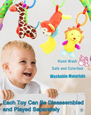 Pau1Hami1ton Baby Stroller Arch Toys, Car Seat Toys,Baby Gifts.S-19(Monkey) by TinyTreasures Baby Boutique