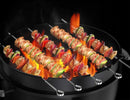 only fire Rotisserie Ring with Kabob Skewer Set for Weber 22 1/2 Inch Kettle and Other Similar Kettle Charcoal Grills by GreenHaven Gardens