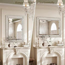 Kelly Miller 30"x40" Jeweled Bathroom Wall Mirror, Large Rectangle Mirror Decorative Mirror Luxury Vanity Mirror with Diamonds for Master Bath Half Bath Living Room Bedroom Fireplace Mantle Entryway by CozyNest Decor