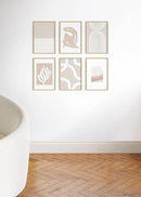 HAUS AND HUES Picture Frame, 12x18 inches, Beige, Set of 6, Wood, Gallery Wall Frame & Poster Frame by CozyNest Decor