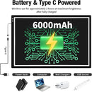 Zocelight A1(35.4''x 23.6'') Large Rechargeable Light Pad for Diamond Painting,6 Levels & Stepless Dimming Light Box for Tracing,3-Color Modes Light Board,Built-in 6000mAh Battery Light Table for Art by TinyTreasures Baby Boutique