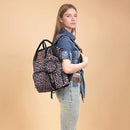 Wrangler Leopard Print Backpack Multifunction Baby Travel Bag with Changing Pad, Stroller Straps and Pacifier Case WG2204-91103LP-BK by TinyTreasures Baby Boutique
