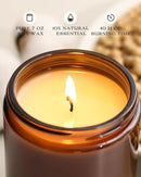 AOOVOO Candle Set - 4PC Scented Candles, 28 oz Soy Candles, Soy Candle for Home Scented, Lavender/Sandalwood/Jasmine/Sage by CozyNest Decor