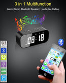 AFK Alarm Clock for Bedroom/Office,Digital Clock with Bluetooth Speaker,Small Alarm Clock for Heavy Sleepers Adults,Teens,Kids. by TinyTreasures Baby Boutique