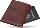 Polare Luxury RFID Blocking Leather Passport Holder Travel Wallet For Men and Women (Coffee) by TinyTreasures Baby Boutique