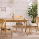 Chair Cushions for Dining Chairs, Dining Chair Cushions, Tufted Indoor Chair Pads with Ties & Non Slip Backing, Seat Cushions for Kitchen Chairs 16.5” x 16.5” x 3.5”, Set of 2, Beige by CozyNest Decor