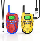 Walkie Talkies for Kids Toys Rechargeable, Long Range 2 Way Radios, Outdoors Park Hiking Road Trip Toys for 3-12 Year Old Boys, Birthday Xmas Gift for Kids, 2 Pack by TinyTreasures Baby Boutique