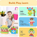 Picasso Cubes 1” Magnetic Puzzle Cubes 108 Piece Magnet Construction Building Block Set Sensory Toy Early Education STEM Learning, Free Ideabook with 50 Ideas, Children Age 3+ Boy Girl PMC108 by TinyTreasures Baby Boutique