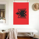 Albania Albanian Flag Garden Yard House 2x3 ft Flags Double Sided Print Banner Indoor Outdoor Party Home Decorations for Boat Dorm House Balcony by GreenHaven Gardens