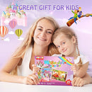 Wooden Puzzles Toys for Kids Ages 3-5, Set of 4 Packs with 20-Piece Unicorn Mermaid Princess Wood Jigsaw Puzzles, Preschool Educational Brain Teaser Toys for Girls 3 4 5 6 Years Old. by TinyTreasures Baby Boutique
