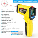 MESTEK Infrared Thermometer Laser Temperature Gun, -58°F to 1472°F (-50~800°C), Non-Contact Digital IR Thermometer Temp Gun Gun with Color LCD for Cooking Pizza Oven, Adjustable Emissivity by TinyTreasures Baby Boutique